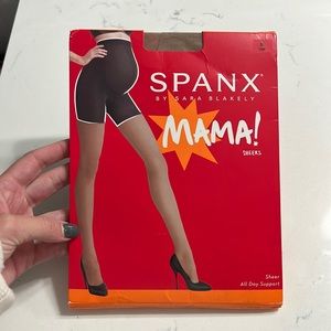 SPANX Maternity Tights Nude - Sheer All Day Support